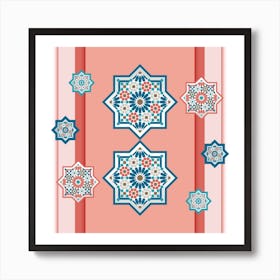 Arabic Pattern Vector Art Print