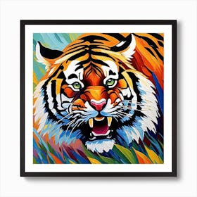 Tiger Painting 2 Art Print