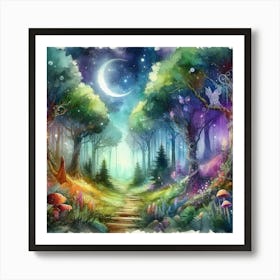 Fairy Forest 8 Art Print