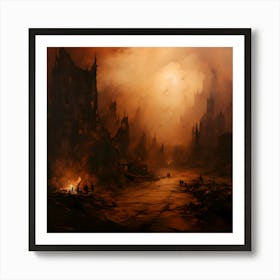 Dark City Art Print