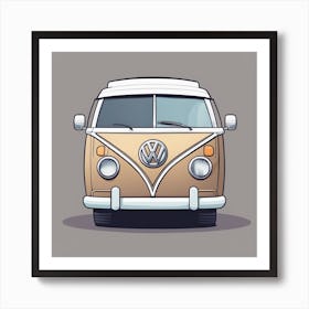 Volkswagon camper van Art Print