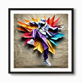 Origami Dancer 49 Art Print