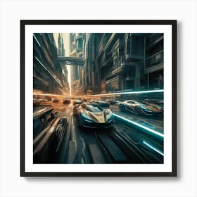 Futuristic City Art Print