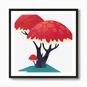 Mushroom Png Art Print