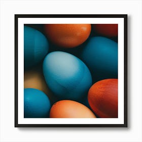 Colorful Easter Eggs 3 Art Print