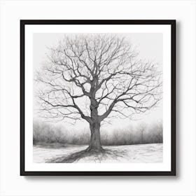 Bare Tree Art Print