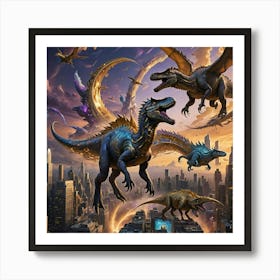 Jurassic Sky Art Print