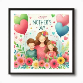 Mother's Day Gift Idea Mother's Love Art Print