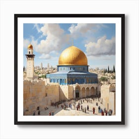 Dome Of The Rock Art Print