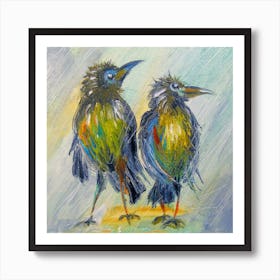 Crows Art Print