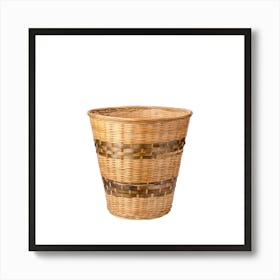 Wicker Basket Art Print