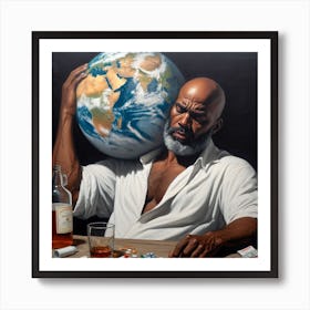 To Be A Black Man Art Print