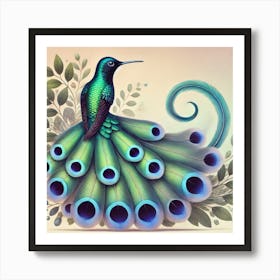 Peacock 5 Art Print