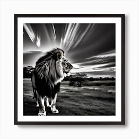 Lionnnn 2 Art Print