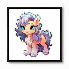 Pony Sticker Art Print