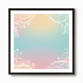 Abstract Background Art Print