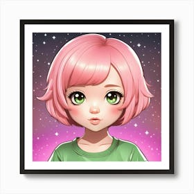 Chibi Stardust Sparkle Art Print