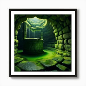 Room In A Cave Art Print