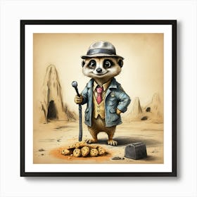 Meerkat 30 Art Print