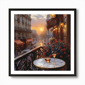 Paris Balcony Art Print