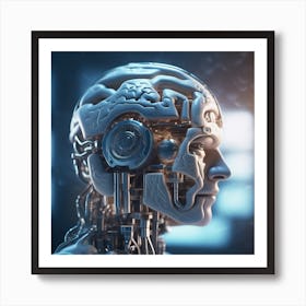 Humanoid Robot 13 Art Print