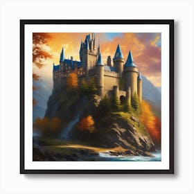Hogwarts Castle 6 Art Print