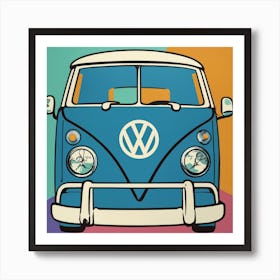 Vw camper van Art Print