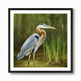 Great Blue Heron 3 Art Print