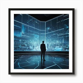 Futuristic City 5 Art Print