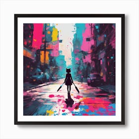 Kitty Cat Art Print