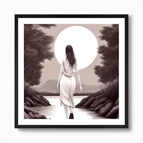 Full Moon 25 Art Print