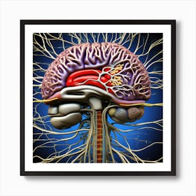 Human Brain 70 Art Print