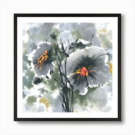 Flowers In The Sky Art Print