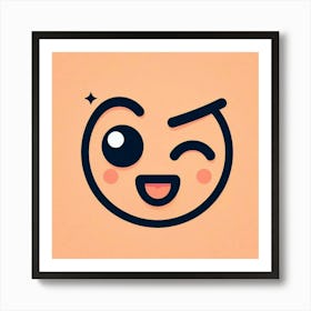 Emoji Face Art Print