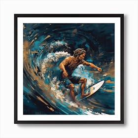 Surfer Art Print