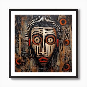 African Face 1 Art Print