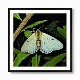 Moths Insect Lepidoptera Wings Antenna Nocturnal Flutter Attraction Lamp Camouflage Dusty (15) Art Print