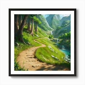 Path In The Forest Art Print