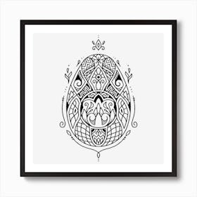 Avocado Mandala Art Print