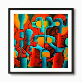 Abstract Song II - Floyd Storm Art Print