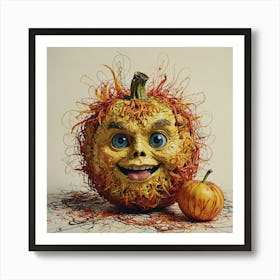 Halloween Pumpkin 11 Art Print