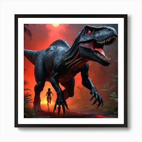T - Rex Art Print