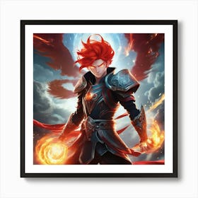 Hero Of Legends Art Print