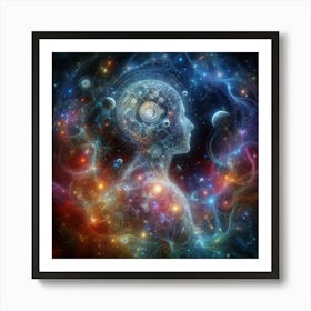 Nebula And Galaxy Art Print