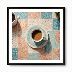 Mosaic Table 1 Art Print