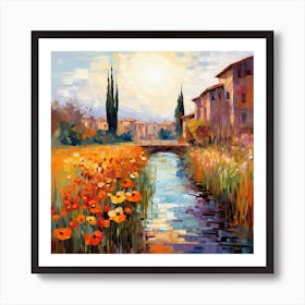 Artistic Alchemy: Italian Brushstrokes 1 Art Print