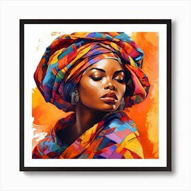 African Woman 16 Art Print