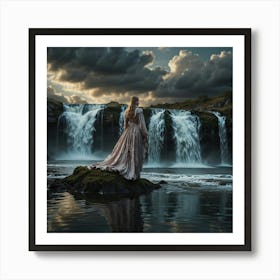 Iceland Waterfall 2 Art Print