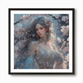 blossom and lace 2 Art Print