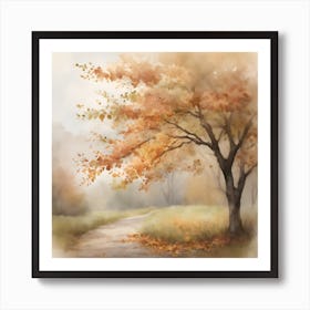 Autumn Tree Art Print